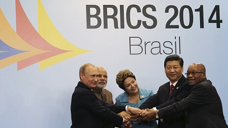 金砖银行架构敲定：总部落户上海